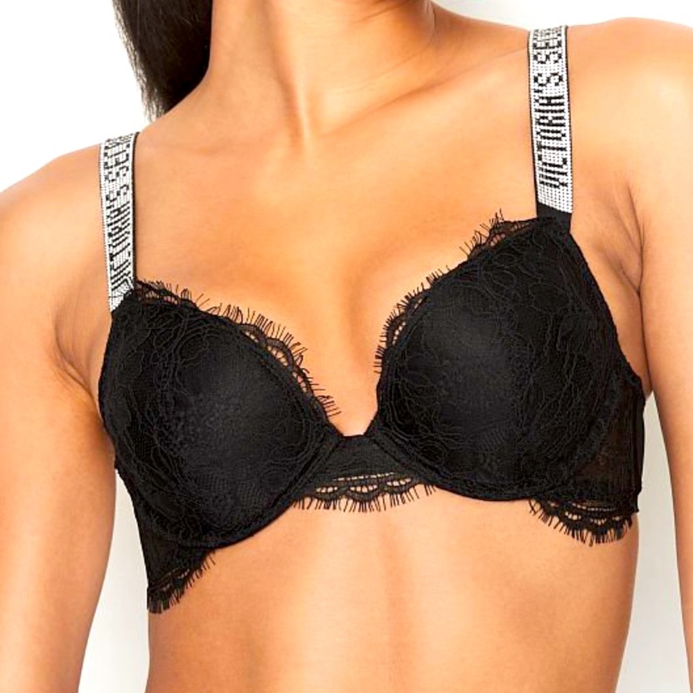 Victoria’s Secret Bling Push Up Bra 38C
